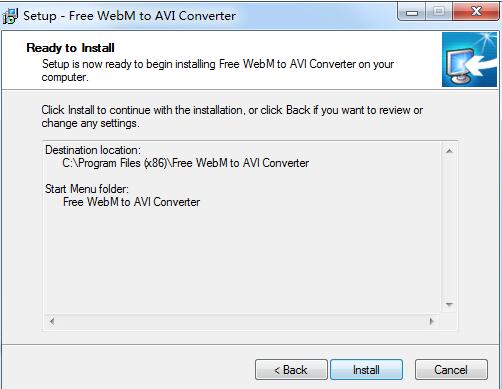 Free WebM to AVI Converter截图