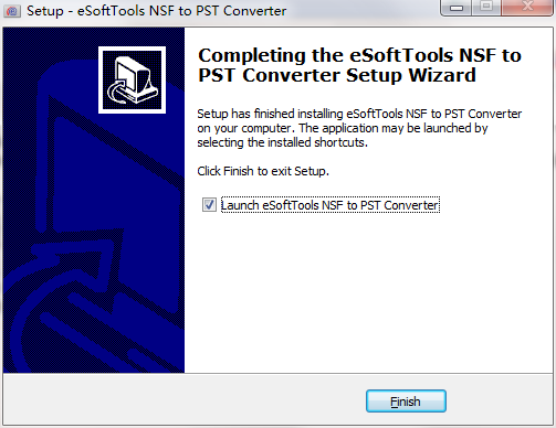 eSysInfoTools NSF to PST Converter截图