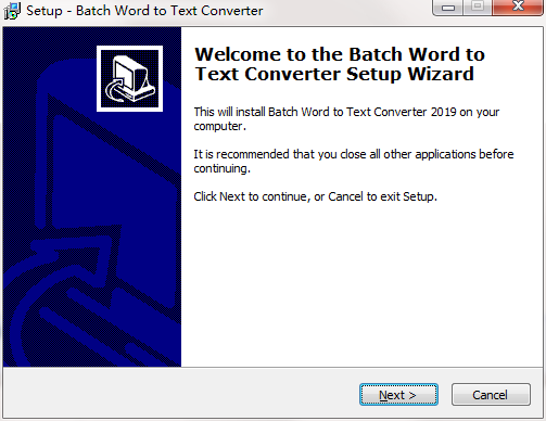 Batch Word to Text Converter截图