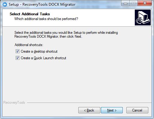 RecoveryTools DOCX Migrator截图