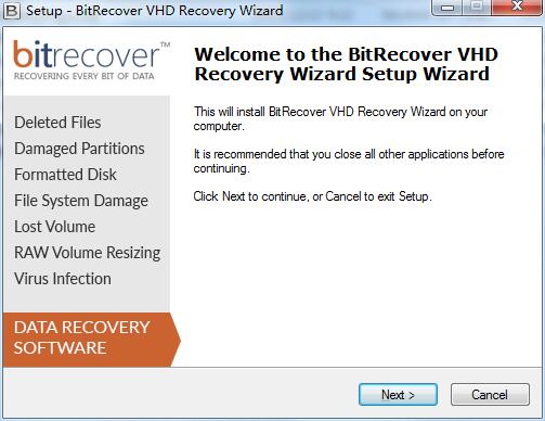 BitRecover VHD Recovery Wizard截图