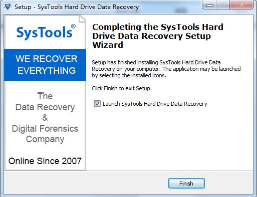 SysTools Hard Drive Data Recovery截图