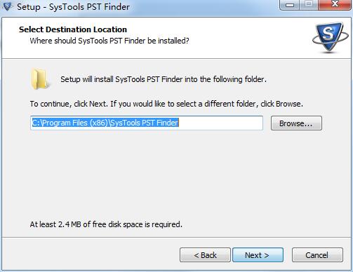 SysTools PST Finder截图