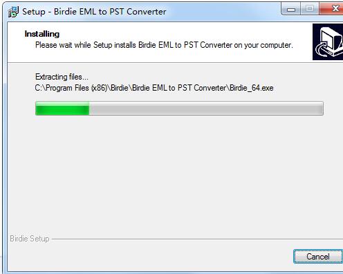 BIRDIE EML to PST Converter截图