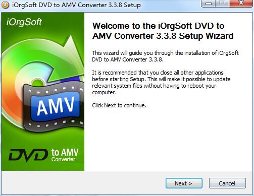 iOrgSoft DVD to AMV Converter截图