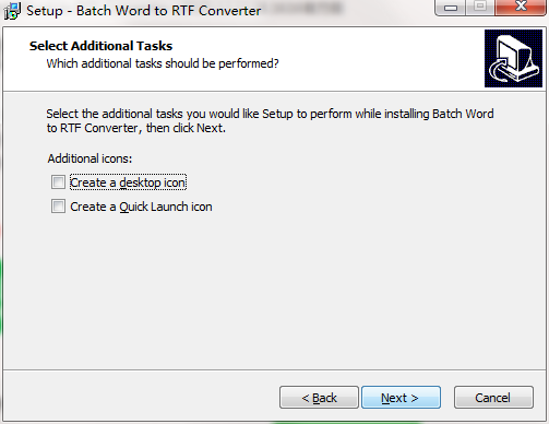 Batch Word to RTF Converter截图