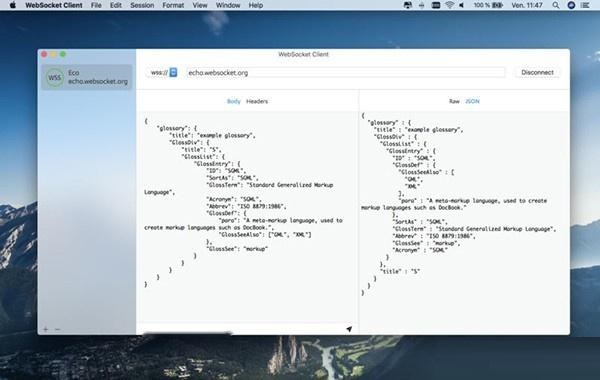 WebSocket Client for Mac截图