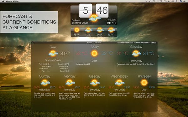 Weather Widget Mac截图