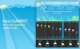 CARROT Weather Mac截图
