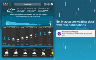 CARROT Weather Mac截图