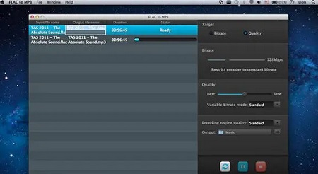 FLAC to MP3 Mac截图