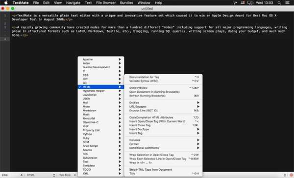 TextMate 2 Mac截图