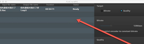 FLAC to MP3 Mac截图