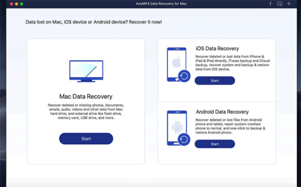 AnyMP4 Data Recovery Mac截图