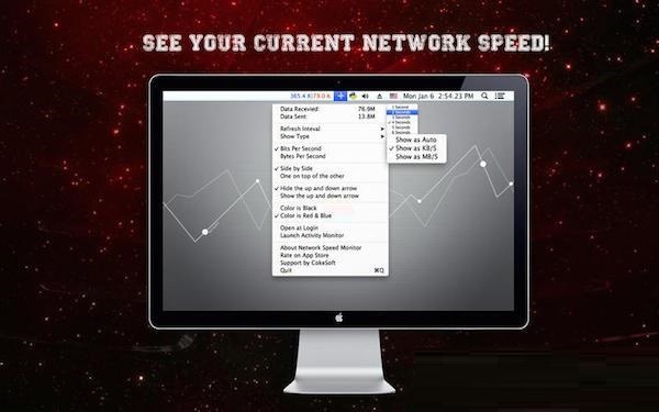 Network Speed Monitor for Mac截图