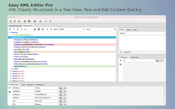 Easy XML Editor Mac截图