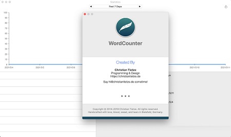 WordCounter Mac截图