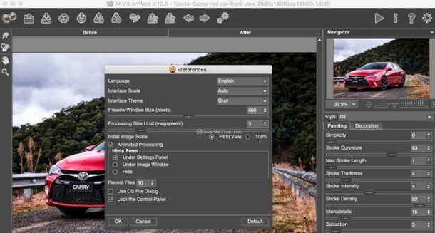 AKVIS ArtWork Mac截图