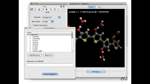 Avogadro2 Mac截图