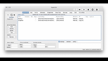 RsyncOSX Mac截图
