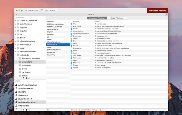 RoboDB MySQL数据库管理Mac截图