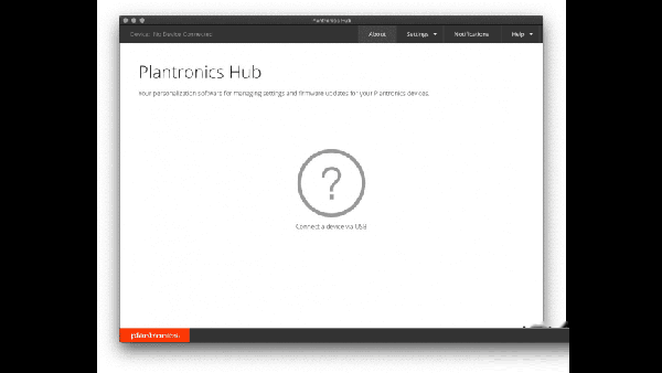 Plantronics Hub Mac截图