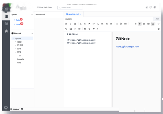 GitNote Mac截图