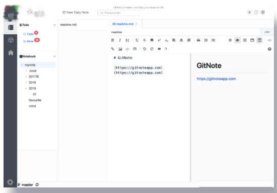 GitNote Mac截图
