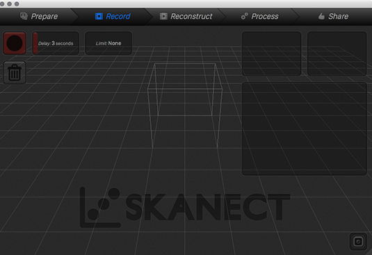 Skanect Mac截图