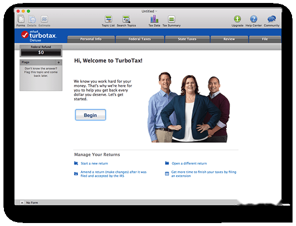 TurboTax for Mac截图