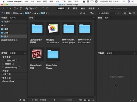 Adobe Bridge CC 2019 Mac截图