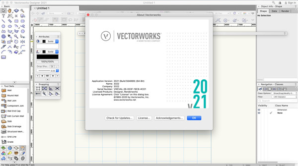 Vectorworks 2021 Mac截图