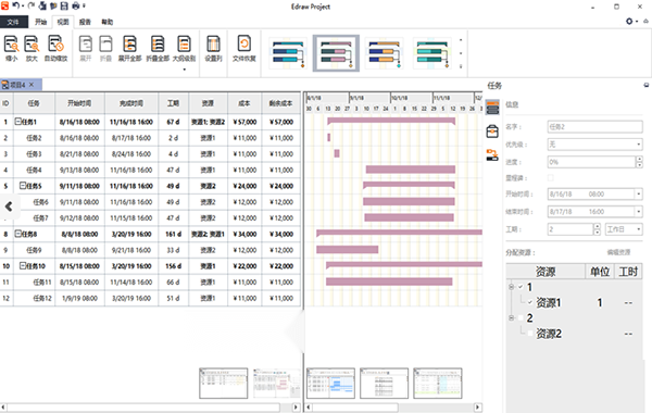 Edraw Project for mac截图