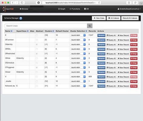 OrientDB MAC截图