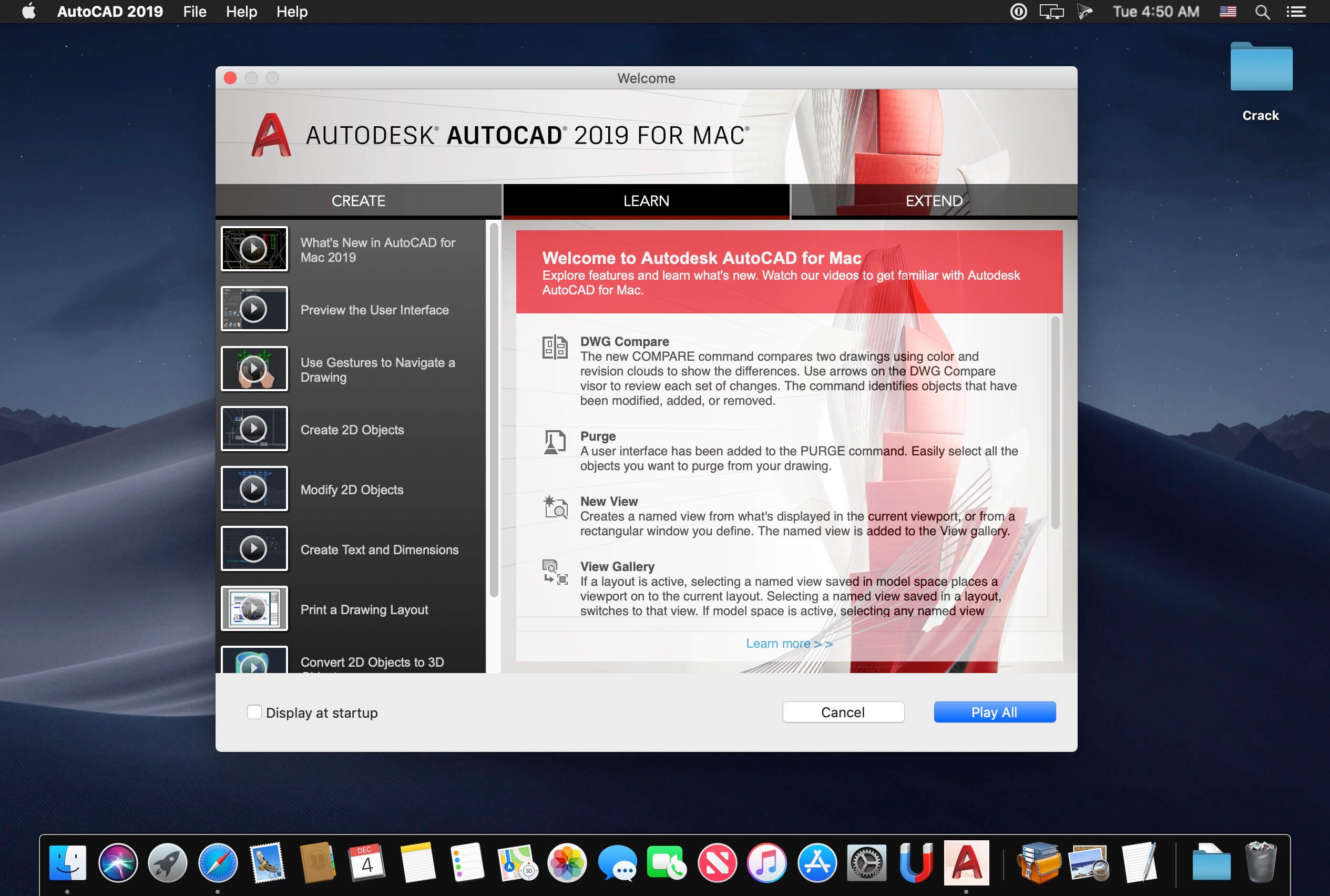 AutoCAD 2019 Mac截图