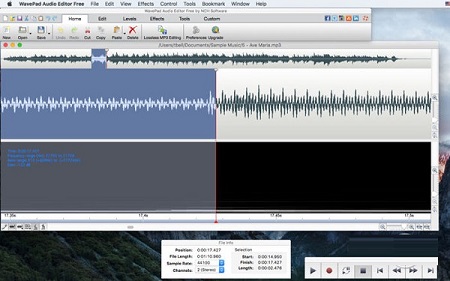 Wavepad Audio Editor Mac截图