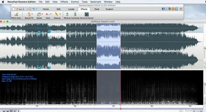 Wavepad Audio Editor Mac截图
