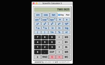 Scientific Calculator Mac截图