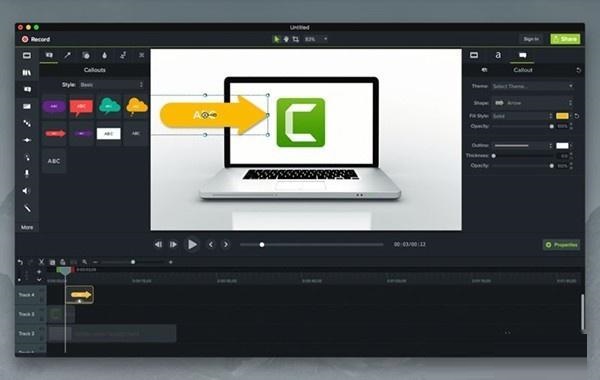 Camtasia 2018 Mac截图