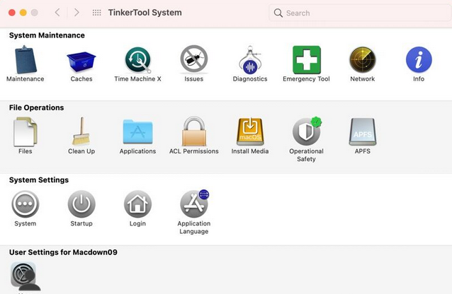 TinkerTool System Mac截图