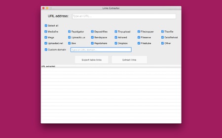 Links Extractor Mac截图