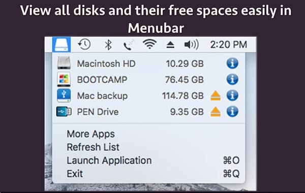 Disk Free Space Mac截图