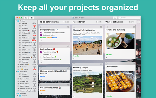 TidyCards Mac截图