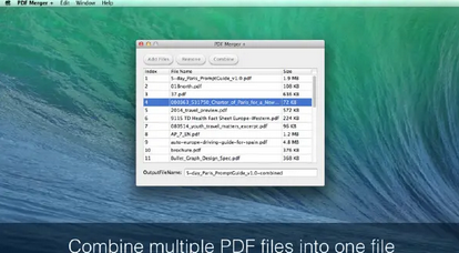 PDF Merger Mac截图