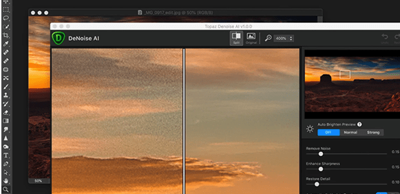 Topaz Denoise AI Mac截图
