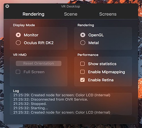 VR Desktop Mac截图