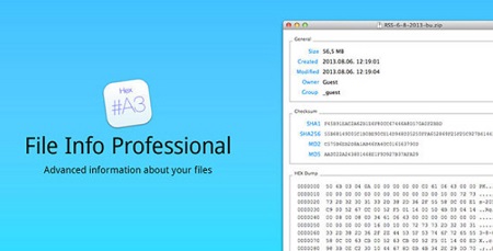 File Info Professional Mac截图