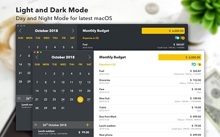 Monthly Expenses Mac截图