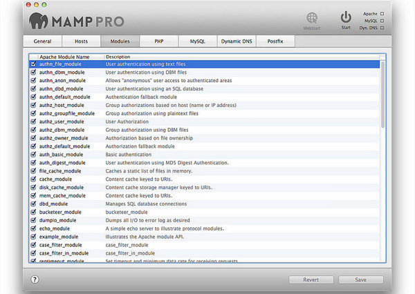 MAMP Pro for mac截图