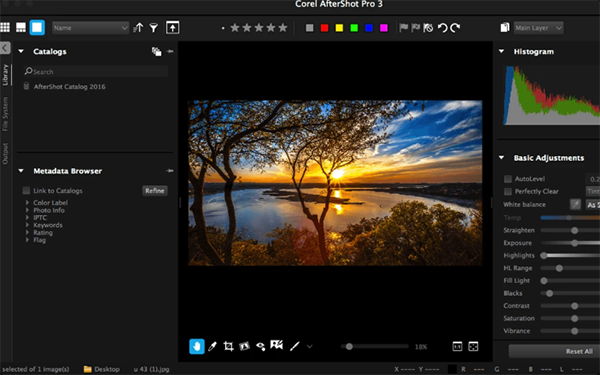 Corel AfterShot Pro Mac截图